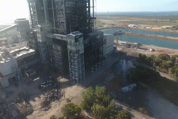 NPS West Coal Bunker and Tower Demolition