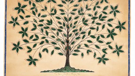 Hannah Cohoon, Tree of Life or Blazing Tree, 1845