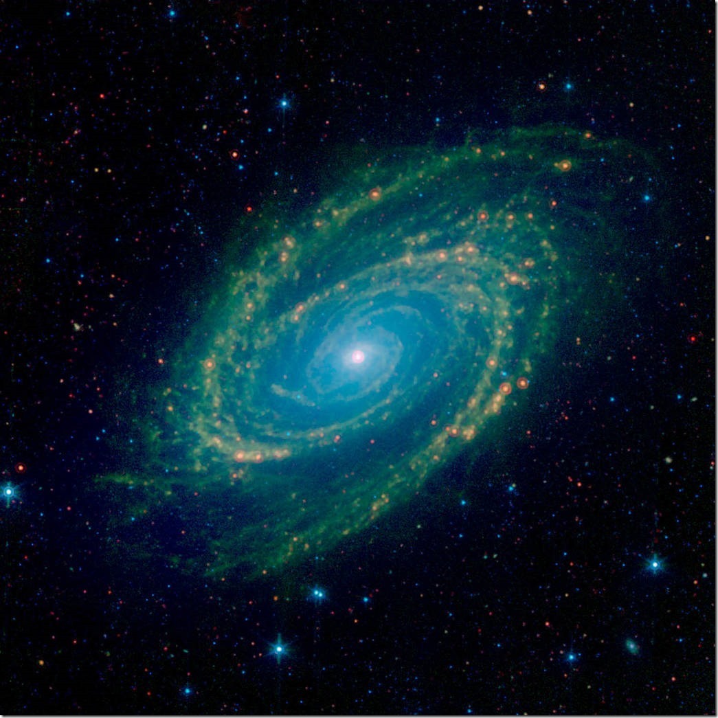 Full Infrared View of the M81 Galaxy Full Infrared View of the M81 Galaxy