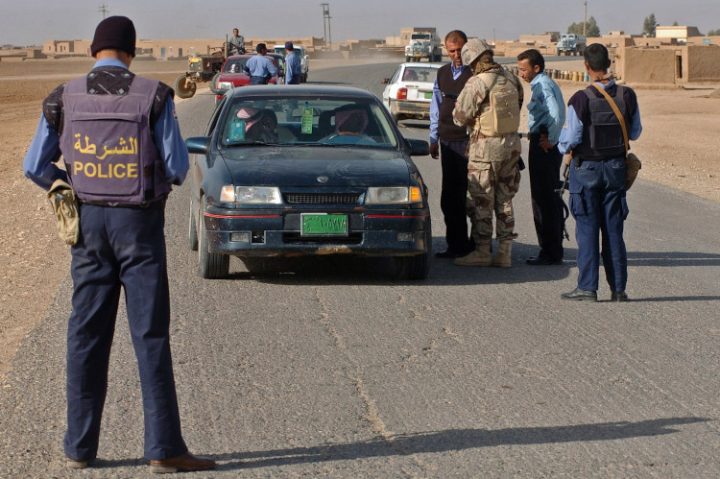 Police checkpoint