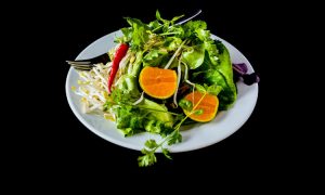 Vegan salad plate