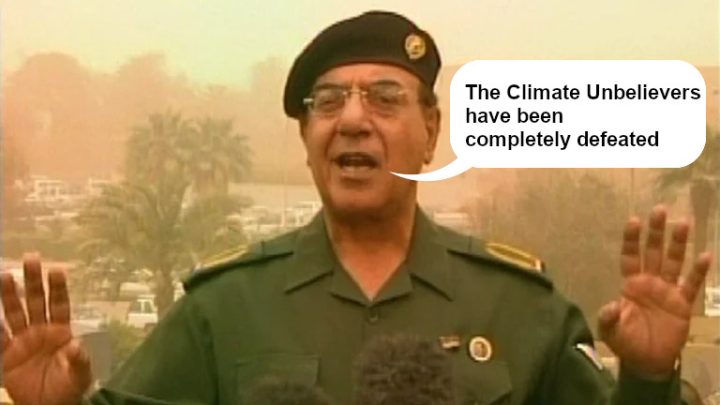 Comical Ali Climate Unbelievers