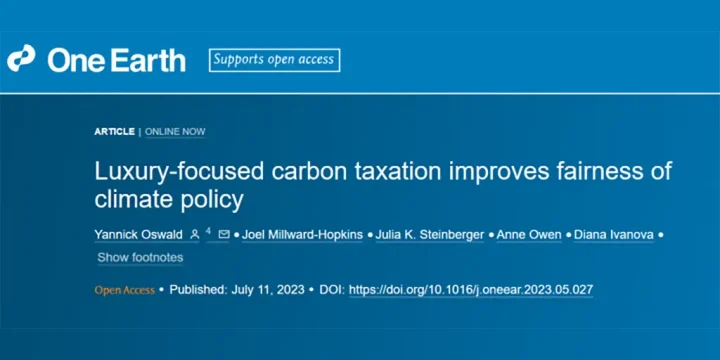 Luxury focused carbon taxes