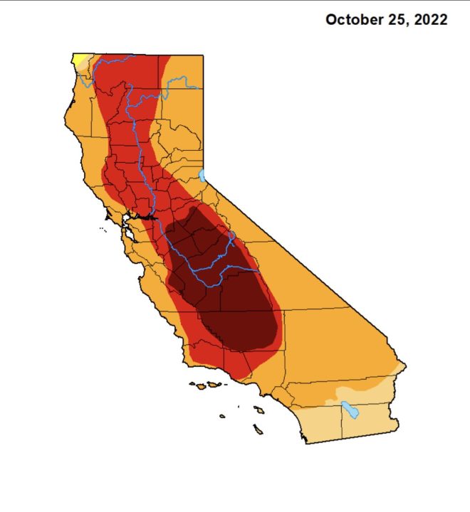 California drought october 22