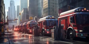 NYC electric fire engines