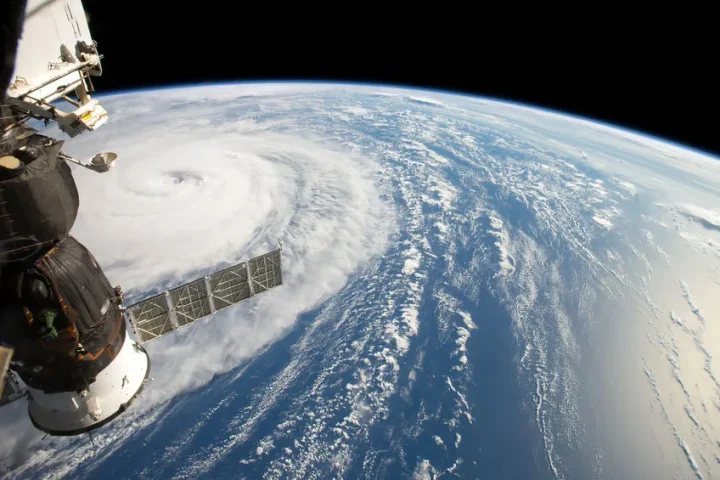 Hurricane Harvey, seen fom the International Space Station. Elements of this image are furnished by NASA 123rf.com