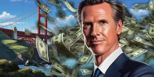 gavin newsom money waste california dollars emissions golden gate bridge2