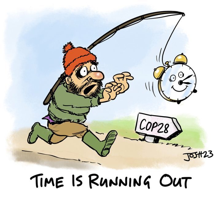 Time is running out COP 28 Cartoons By Josh