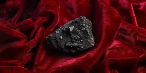 coal_anthracite_red_velvet_background_midjourney