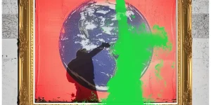 charlesrotter_Activists_desecrating_art_midjourney