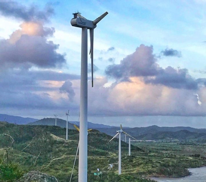 Damaged wind turbines at the Punta Lima wind project, Naguabo, Puerto Rico, 2018. Photo: Wikipedia.