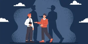 Liar shadow concept 123RF