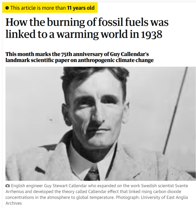Guy Callendar Guardian Cover