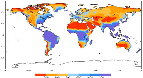 Global Precipitation 1901-2009