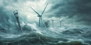 charlesrotter_broken_offshore_wind_turbines_from_a_hurricane_midjourney