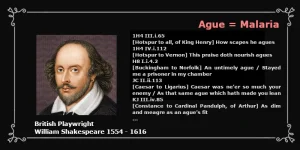 William Shakespeare Ague References