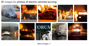 EVs-burning