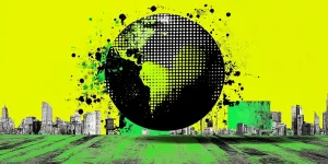 charlesrotter_Bloombergs_Green_Daily_midjourney