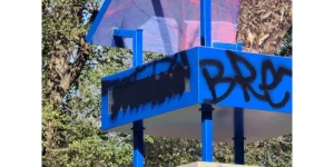 Melbourne Doomsday Clock Vandalised