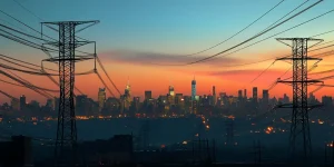 charlesrotter_scenic_of_electrical_transmission_lines_with_new_york midjourney