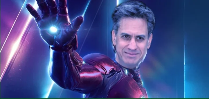 Ed Miliband Iron Man