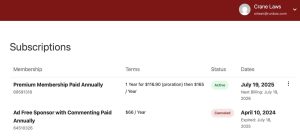 Subscriptions