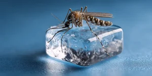 charlesrotter_A_mosquito_on_an_ice_cube_midjourney
