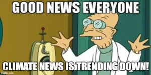 good news peak climate