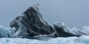 black soot iceberg