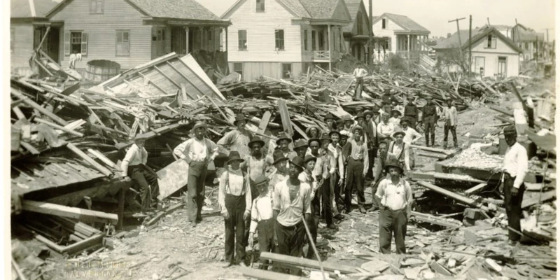 Galveston  Hurricane Cleanup